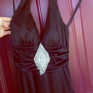 Stunning sleek black dress